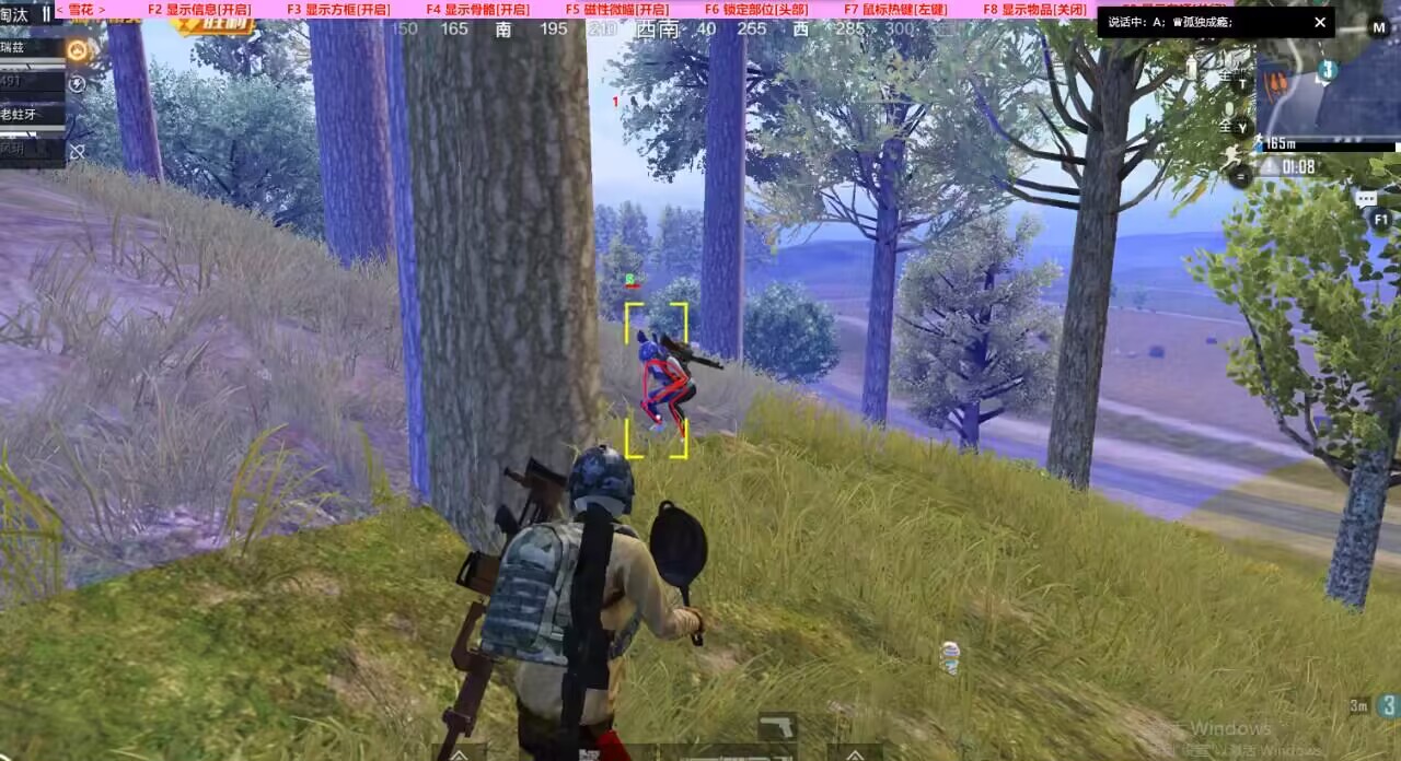 ⚠️【DY直装】⚠️【人物加速 范围拾取 骗装备 美化 透视 自瞄 跳远 金身 自杀 火箭小子 雷枪少年】